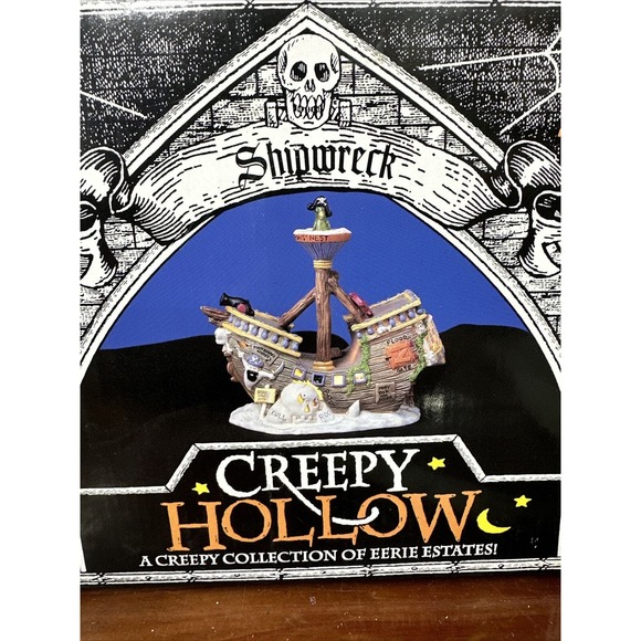 Creepy Hollow - Shipwreck - Midwest Canon Falls - Halloween Village - Picture 6 of 6